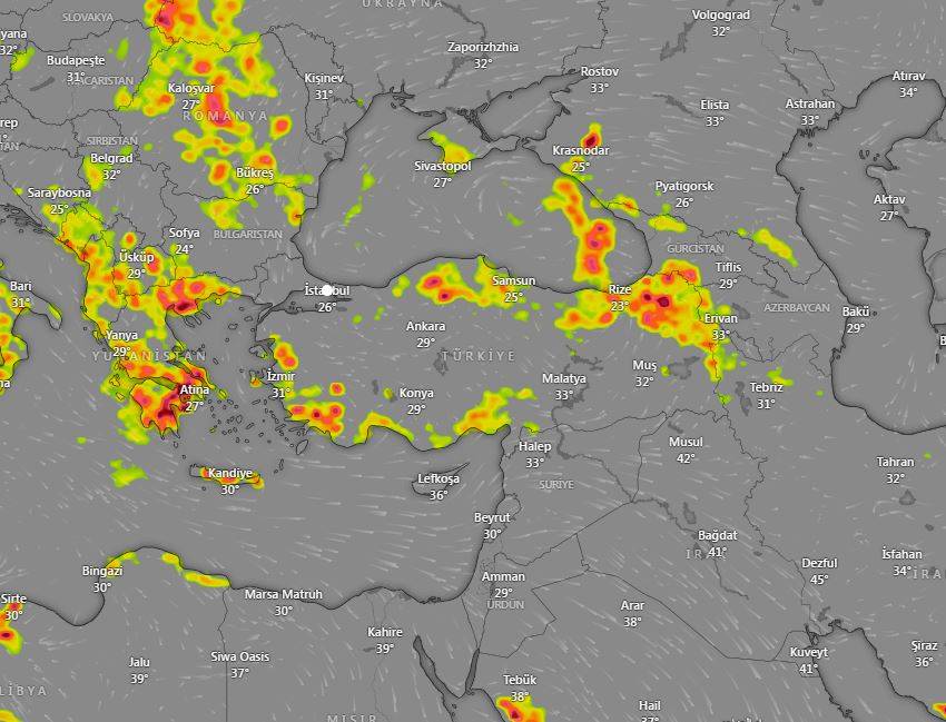 Meteoroloji 6 ili saat verip uyardı! Gök gürleyecek, sağanak vuracak 10